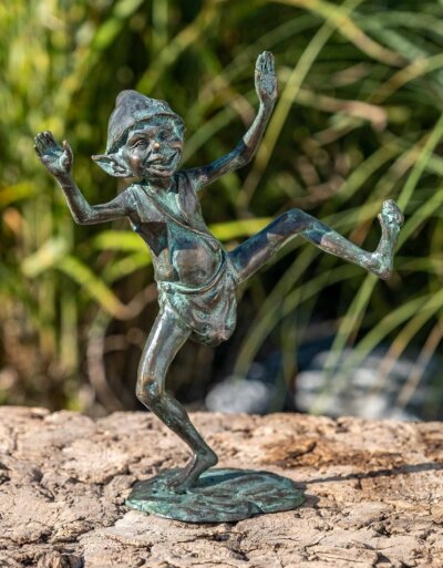 Bronze Figur Pixie tanzend